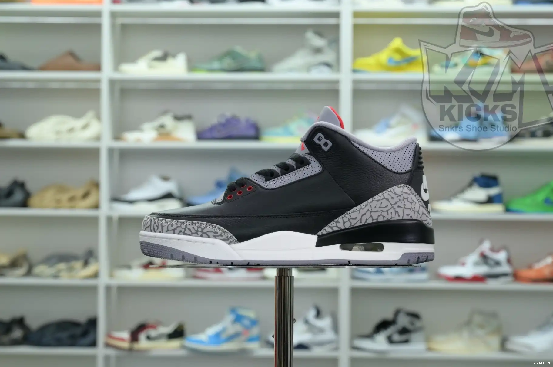 Kimikick 3“Black Jordan Air Cement Reimagined” 0825